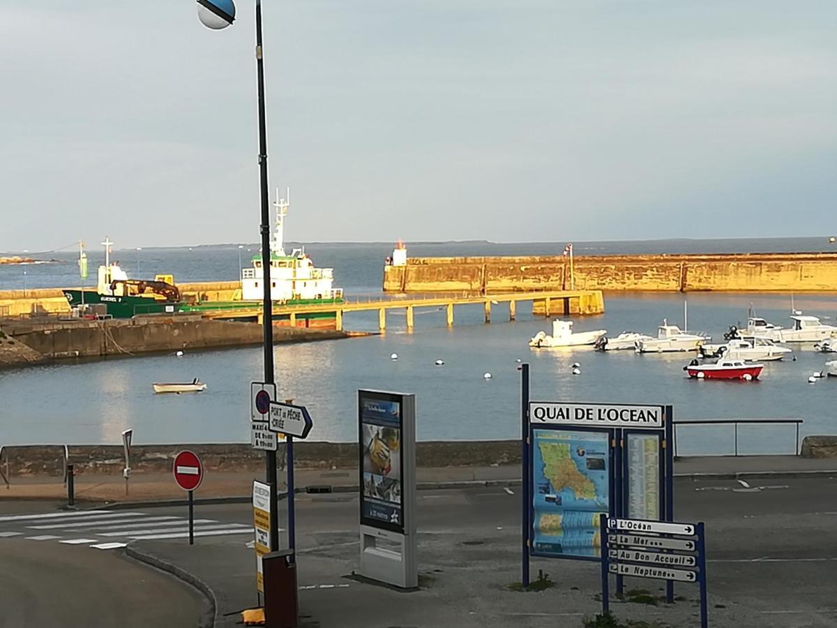 T2 Balcon Vue Sur Actuellement Gênée Par Un échafaudage Parking Et Entrée Sécurisés à Pied Quiberon
