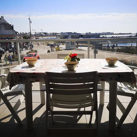 T2 Balcon Vue Mer Parking Et Entree Securises Tout A Pied Quiberon Exterior photo