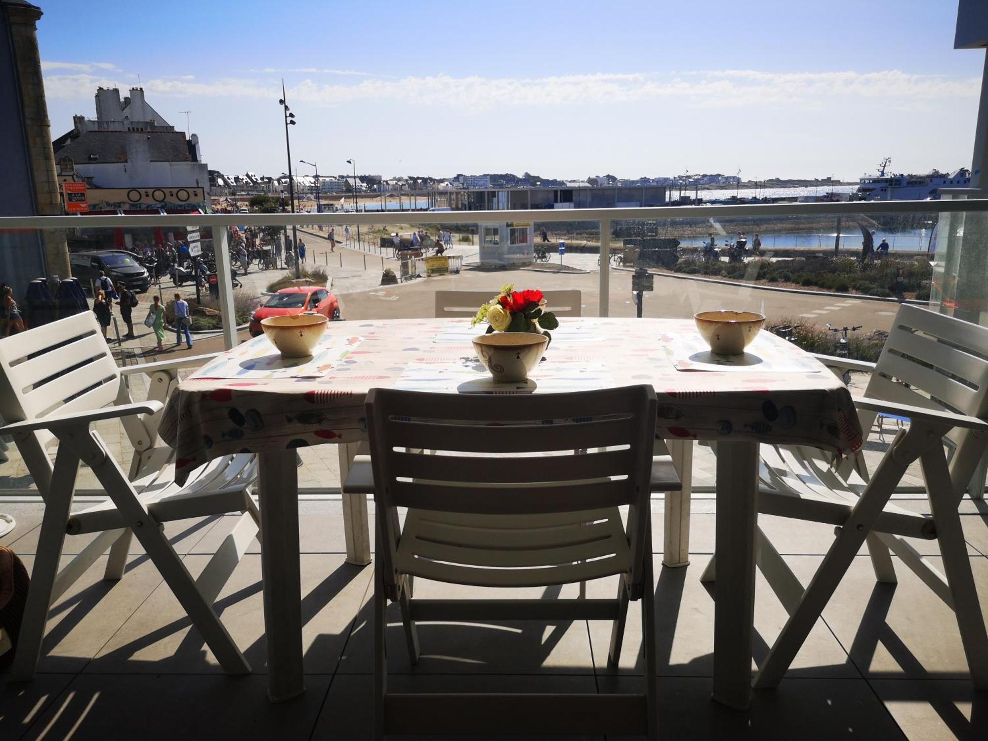 T2 Balcon Vue Parking Et Entree Securises A Pied Apartment Quiberon